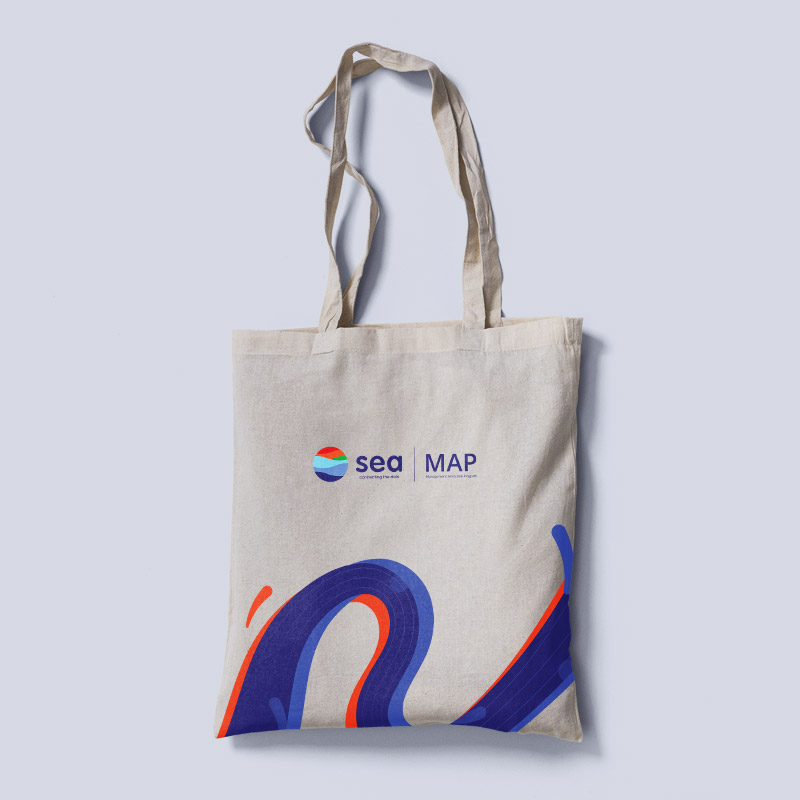 Sea Global Management Associate Program tote bag mockup